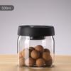 Frascos de Almacenamiento Sellados de Vidrio de Borosilicato Seleccionados Cuidadosamente, Frascos de Cocina para Granos y Dulces, Frascos de Almacenamiento al Vacío Tipo Presión
