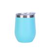 Copo térmico U-shaped swig de aço inoxidável de camada dupla 304 para ovo, taça de vinho tinto, copo casca de ovo, pode ser personalizado com logotipo