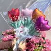 Regalo para el Día de la Madre, Regalo para el Día del Maestro, Ramo de Mano, Ramo de Tulipanes, Globo, Regalo para Jardín de Infancia y Escuela Primaria