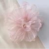 Doce Super fada multi-cor brincos de flor colar lado clip terno bonita joias de moda fresca bonita