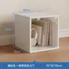 Armário Pequeno de Mesa Armário de Armazenamento Cor de Noz Armário de Grade de Combinação Livre Estante de Mesa com Porta de Armário Estante de Livros Armazenamento