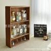 Prateleira de Armazenamento de Madeira Maciça Sala de Estar Madeira Moderna Simples Prateleira de Armazenamento Suspensa de Parede Doméstica Madeira Perfume Decorativo Prateleira de Armazenamento