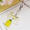 Mini Neceser Estilo Coreano, Billetera para Monedas, Colgante de Moda, Agenda Fashion, Lápiz de Cejas de Cereza Realista, Colgante de Labial