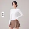 Top de yoga feminino com meio zíper, mangas compridas, design moderno e versátil, secagem rápida e respirável, com painel em mesh nas costas, adequado para exportação