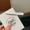 Pinza para flequillo de lunares de gota de agua para mujer, pinza lateral linda sin costuras para el pelo de la frente, accesorio para el cabello