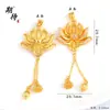 Ansioso Pelo Estilo Nacional Moda de Luxo Leve Pingente de Lótus Temperamento de Alta Qualidade Feminino Diamante Lótus Colar de Lótus Venda por Atacado de Fábrica
