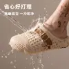 Pantuflas de Algodón Impermeables Birkenstock para Mujer Otoño Invierno 2026 Nuevo Estilo Ropa para el Hogar Ropa para Exteriores Suela Gruesa Antideslizante Cálidas Pantuflas de Algodón con Felpa para Mujer