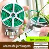 Jardinagem fita de plástico de ligação de fio de ferro fita de corte de ligação fio rosa trepadeira planta de corda fixa de ligação de cinto de ligação suporte de flor