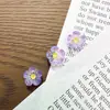Artículos Populares Transfronterizos: Decoraciones para Uñas Flor de Cinco Pétalos Tridimensionales Coloridas Hielo-Claro, Accesorios de Resina para Funda de Teléfono de Uñas Florales Tridimensionales