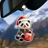 Chaveiro Acrílico de Pequeno Animal de Natal Pingente para Retrovisor de Carro Mochila Pequeno Presente