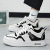 Tênis casual masculino de cano baixo estilo Hong Kong, tendência, sola grossa, cadarço, combinação de cores, entrega em peça única ZH87
