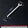 Chave de Flor de Ameixa Acabamento Espelhado de Dupla Finalidade, Chave de Boca, Ferramenta de Reparo Automotivo, Chave de Boca, Chave de Cabeça Fixa para Reparo Automotivo 6Mm-32Mm