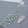 Atacado a granel novo 3 * 6mm cor olho de cavalo nail art especial- em forma de broca fundo plano broca fundo de ouro broca nail art vara broca