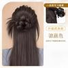 Anel de cabelo com penas de galinha Marubeni, cabeça alta, clipe de agarrar, cabeça de botão de flor, artefato, cabeça traseira, estrela, mesma peruca, bolsa de cabelo