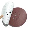 Venta al por mayor Disco de lija de flocado de 9 pulgadas 225 mm para pulido de pared pieza de lija pieza de lija redonda de gamuza