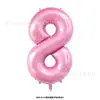 40 polegadas linda versão fina de balão digital grande adereços de festa de aniversário decoração de fundo balão