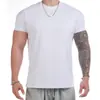 Camiseta Deportiva de Entrenamiento Casual Versátil Nueva de Verano Color Sólido Básica Ajustada Transpirable Oversize Top