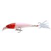 Anzuelo triple de pluma Hot Mino 3 veces abalorios lubina pez mandarín agua dulce mar cebo Luya 7G 10.5cm mayoreo