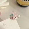 Pinzas de Clip Ins de Pato Sanrio con Purpurina Fina Dulces y Lindas Corazón Femenino Estudiante Versátil Dibujo Animado Tocado Lujo Accesible