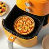 Bandeja de Papel para Pizza Desayuno Pan Base para Pastel Pad para Freidora de Aire Papel de Horneado Empaque Papel a Prueba de Grasa Grado Alimenticio Especial