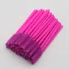 Torre Tipo Cepillo de Pestañas Desechable 50 Silicona Rizador de Pestañas Cepillo Pequeño para Cejas Peine para Pestañas Herramientas de Maquillaje Venta al por Mayor