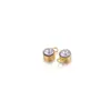 Pendente Suporte de Diamante com Ponto Dourado em Aço Inoxidável 6mm para Cruzamento de Fronteiras Joias com Diamante DIY Brincos Moda Acessórios de Colar Atacado
