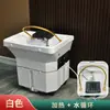 Máquina de Terapia Capilar Móvil Fumigación Circulación de Agua Terapia Capilar Salón de Belleza Cuidado del Cabello Lavabo para Champú Cama de Belleza Cama de Masaje Lavabo Especial para Champú