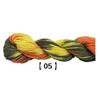 Lã tingida Fuyi Duan Atacado Sapatos de acrílico Linha fina média Linha de flor Sapatos de algodão Cor de arame Lã Flor Tecido à mão