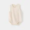 Mameluco Triangular de Algodón Puro para Bebé, Chaleco de Temporada, Traje para Gatear para Niñas, Mameluco Delgado para Recién Nacidos, Body de Verano