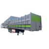 Camión compactador de basura de semirremolque de 40 toneladas marca Chengli con una capacidad de 47 metros cúbicos lo hace más conveniente para el transporte y la exportación al sudeste asiático