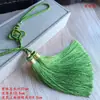 Accesorios para Joyería DIY Nudo Chino Colgante para Coche Conjunto Combinación Seda de Hielo Luminoso Doble Borla Colgante de Cintura