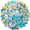 56 Pegatinas de Panda de Dibujos Animados Lindos de Compra Directa Transfronteriza para Decorar Agendas, Diarios y Maletas