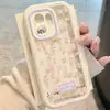 Adecuado para funda de teléfono móvil Vivos50, Protección integral anticaídas, Vivos50Promini, Estilo femenino fresco y simple, Diseño floral morado fresco