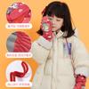 Luvas de Esqui Infantis de Inverno à Prova de Vento ao Ar Livre com Forro de Fleece Espessas Quentes Luvas de Desenho Animado para Meninos e Meninas DRST05