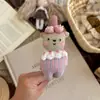 Muñeca de Algodón Relleno Tridimensional de Dibujos Animados Diadema Infantil Nueva Linda Animal Cabeza de Calavera Alta Pinza para el Cabello Antideslizante Accesorios para el Cabello