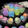 Pó de Meteoro Flutuante, Glitter Corrente, Pó de Glitter, Areia Movediça, Galáxia Sonhadora, Pó Céu Estrelado Não Assentável, Pó de Glitter, Brilho