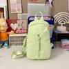 Bolsa Feminina Saco Peito Pano de Nylon 2024 Novo Saco de Ombro Moda Coreana Doce Crossbody Bag Bolsa Feminina Bolsa Quadrada Pequena Comércio Exterior