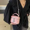 Bolso Cubo Portátil Rombo Estilo Chanel Bolso de Cadena Bolso de Mujer 2024 Nuevo Primavera Estilo Coreano Versátil Bolso de Hombro Cruzado