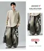 Camiseta masculina de manga longa em fleece dupla face para outono e inverno com gola alta de botões de pressão, camada base casual, top liso estiloso, roupa íntima quente