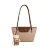 Bolsa pequena feminina transfronteiriça novo modelo 2026 padrão trançado moda executiva grande capacidade bolsa de mão bolsa tote de ombro nicho