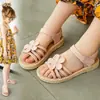Sandálias Femininas Nova Moda Coreana Popular na Internet Estilo Quente Verão de Menina Antiderrapante Sola Macia Infantil Antiderrapante Sapatos de Princesa