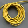 Bolso Redondo de Cuerda de Cuero PU, Bolso Tejido de Paja, Bolso Hecho a Mano de Seda Xiangyun con Correa para el Hombro, Accesorios Colgantes de Llavero