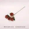 Novo modelo de buquê artificial de peônia de Luoyang para decoração de casa interna, flores artificiais de seda para cenário de casamento e adereços de fotos, flores de peônia
