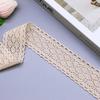 Encaje de Algodón Tejido Decorativo de Borde Diente de Perro de Alta Calidad Empalme Extendido Accesorios Decorativos para Borde de Mantel DIY Cortado