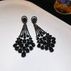Pendientes de Borla con Forma de Gota de Agua y Mariposa Incrustados de Diamantes de Lujo y Exquisitos Pendientes de Princesa Dulce para Mujer Pendientes Explosivos Transfronterizos Europeos y Americanos