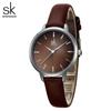 Shengke Shengke - Nuevo reloj para mujer con correa antipersonalidad, sencillo, informal, de negocios, con disco K9017