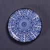 Posavasos de cerámica para juego de té, té kung fu, aislamiento térmico, antiquemaduras, hecho a mano, grande, vintage, porcelana azul y blanco bajo cubierta, bandeja de té, accesorios para ceremonia del té