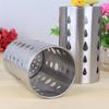 Fábrica direta multi-funcional casa de armazenamento de cozinha barril conjunto de aço inoxidável utensílios de cozinha pauzinhos barril escorredor atacado
