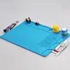 Alfombrilla de trabajo aislante de silicona personalizada resistente a altas temperaturas para reparación y desmontaje de equipos digitales, banco de trabajo de silicona disponible en stock
