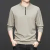 Sudadera con Media Cremallera para Hombre Invierno 2026 Suéter para Hombre Top Casual de Moda Versátil de Manga Larga